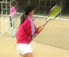 女子テニス部